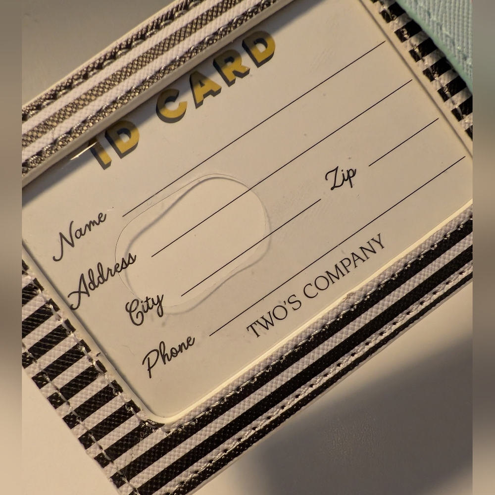 Catch Me If You Can Faux Leather Luggage Tag - Travel Gift - Picture 3 of 4